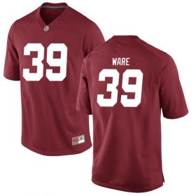 Crimson Carson Ware #39 Alabama Men Replica Official College Football Jersey -Hot Sale