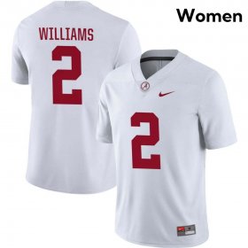 White Ryan Williams #2 Alabama Women Replica Official College Football Jersey -Hot Sale