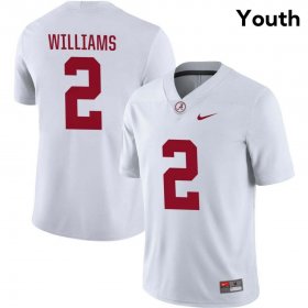 White Ryan Williams #2 Alabama Youth Replica Classic College Football Jersey -Hot Sale