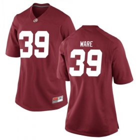 Crimson Carson Ware #39 Alabama Women Replica Classic College Football Jersey -Hot Sale