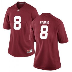 Crimson Christian Harris #8 Alabama Women Replica Classic College Football Jersey -Hot Sale